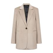 Levete Room Blazers Beige, Dam