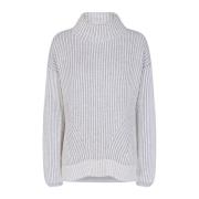 Levete Room Orpa 2 Strike Turtlenecks White, Dam