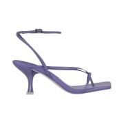 Jeffrey Campbell Höj stilen med högklackade sandaler Purple, Dam