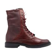 Mjus Lace-up Boots Red, Dam