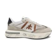 Premiata Elegant Cassie Sneakers Beige, Dam