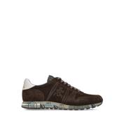 Premiata Vintage Mocka Brun Sneaker - Storlek 41 Brown, Herr