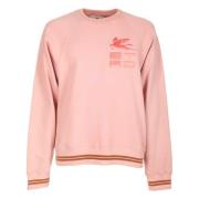 Etro Regular Fit Sweatshirts för alla klimat Pink, Dam