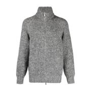 Brunello Cucinelli Stilig Zip-through Sweatshirt Gray, Herr
