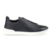 Ermenegildo Zegna Triple Stitch Lage Sneakers Blue, Herr