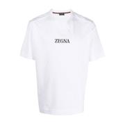 Ermenegildo Zegna T-Shirts White, Herr