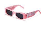 Palm Angels Stiliga solglasögon för dagligt bruk Pink, Dam