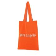 Palm Angels Stilfull Orange Ull Toteväska Orange, Dam