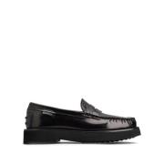 Tod's Nero Kalvskinn Loafer Black, Herr