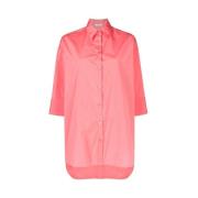 Peserico Stilren Knappad Skjorta för Kvinnor Pink, Dam