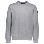 Paul & Shark Sweatshirt med logopatch Gray, Herr