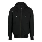 Moose Knuckles Svart bomberjacka med isolerat design Black, Herr