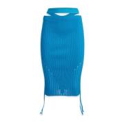 Andrea Adamo Pencil Skirts Blue, Dam