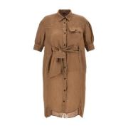Fay Shirt Dresses Brown, Dam