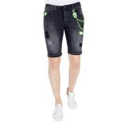 Local Fanatic Shorts Jeans Herr - 1045 Black, Herr