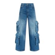 Amiri Jeans med fickor Blue, Dam