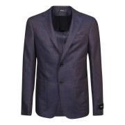 Z Zegna Formell Batavia Jacka Blue, Herr