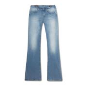 Dondup Utsvängda jeans för kvinnor Blue, Dam
