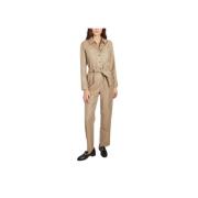 A.p.c. Jumpsuits Beige, Dam