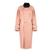 Silvian Heach Klassisk Trenchcoat Pink, Dam