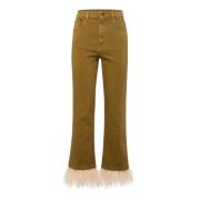 La DoubleJ Fancy Crop Jeans Green, Dam