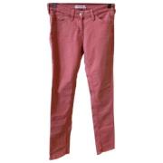 Isabel Marant Pre-owned Pre-owned Bomull jeans Pink, Dam