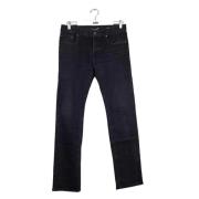 Saint Laurent Vintage Pre-owned Bomull jeans Black, Dam