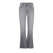 Mother Grå Jeans med 92% Bomull Gray, Dam
