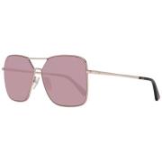 WEB Eyewear Roséguld Spegelglasögon för Kvinnor Pink, Dam