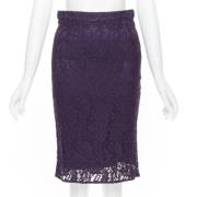 Dolce & Gabbana Pre-owned Pre-owned Tyg nederdelar Purple, Dam
