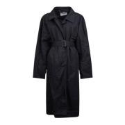 Balenciaga Oversize Overcoat Black, Dam