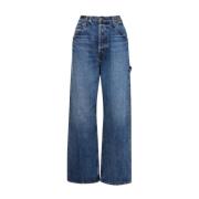 Chloé Vintage Högmidjade Jeans Blue, Dam