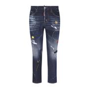 Dsquared2 Slim-Fit Jeans Uppgradera Kollektion Bekväm Stilren Blue, He...