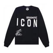 Dsquared2 Svart Logo Sweatshirt Black, Herr