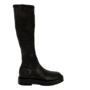 Givenchy Stiliga Over-Knee Läderstövlar Black, Dam