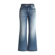Guess Wide Jeans Blue, Dam