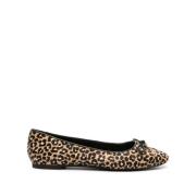 Michael Kors Nori Platta Ballerinor Brown, Dam