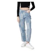 Pepe Jeans Baggy Jeans Blue, Dam