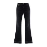 Stella McCartney Jeans med utsvängda ben Black, Dam