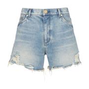 Balmain Vintage denim shorts Blue, Dam