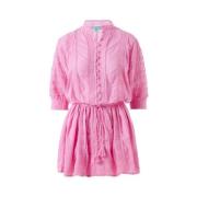Melissa Odabash Snygg Skjortklänning Pink, Dam