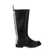 Superga Rain Boots Black, Dam