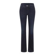 MAC Klassiska Flared Jeans Blue, Dam