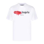 Palm Angels Urban Logo Tee White, Herr