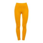 Patrizia Pepe Italiensk Design Leggings Orange, Dam