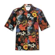 Moschino Blommig skjorta Multicolor, Herr