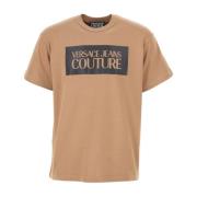 Versace Jeans Couture Ikonisk Bomull T-Shirt - Versace Jeans Brown, He...