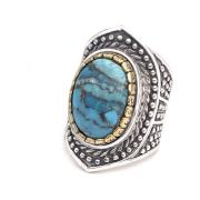 Jalan Jalan Blå Turquoise Mohave Ring Multicolor, Unisex