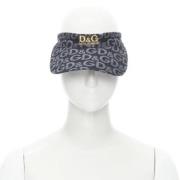 Dolce & Gabbana Pre-owned Pre-owned Denim hattar-och-kepsar Blue, Dam