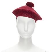 Gucci Vintage Pre-owned Bomull hattar-och-kepsar Red, Dam